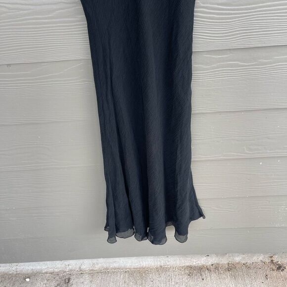 Jones New York black 100% silk black maxi dress - Picture 7 of 7